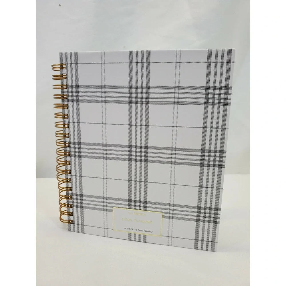 Heart of the Farm 12-Month Goal Planner Fill-In Blank‎ Dates Weekly Monthly Plan